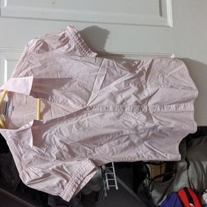 4 for $10// light pink button down